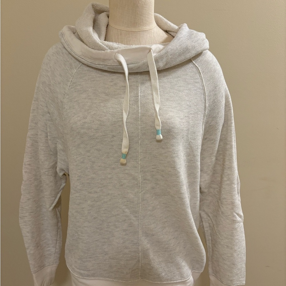 Gray Cowl Neck Hoodie